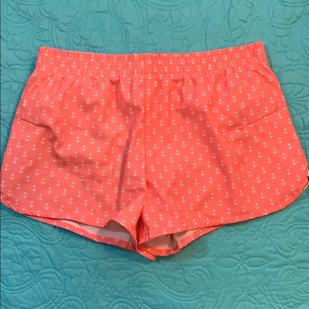 Jadelynn Brooke Anchor Coral Shorts